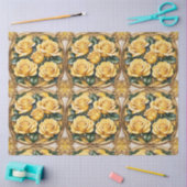 Schöne, beliebte Yellow Rose Collection Seidenpapier (Basteln)