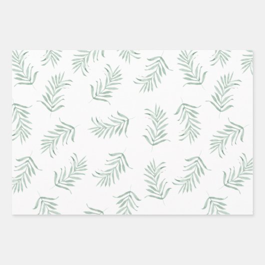 schöne, bemalte, weiche Blume Geschenkpapier Set (Vorderseite 2)