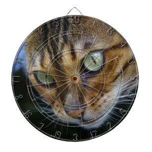 Schöne Bengalische Katze Dartscheibe