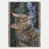 Schöne Bengalische Katze Decke (Vorderseite Vertikal)