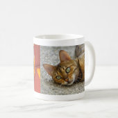 Schöne Bengalische Katze Kaffeetasse (VorderseiteRechts)