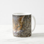 Schöne Bengalische Katze Kaffeetasse (VorderseiteRechts)