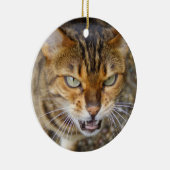 Schöne Bengalische Katze Keramikornament (Rechts)