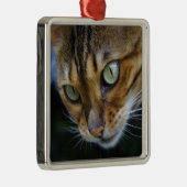 Schöne Bengalische Katze Ornament Aus Metall (Rechts)
