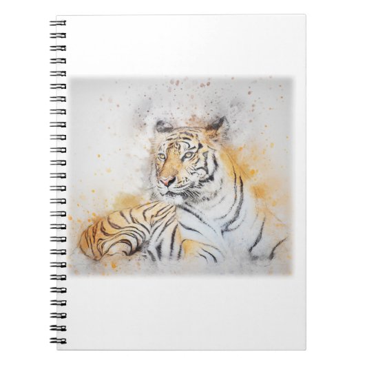 Schöne Bengalische Tigermalerei Notizblock (Vorderseite)