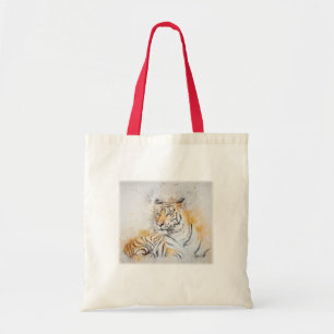 Schöne Bengalische Tigermalerei Tragetasche