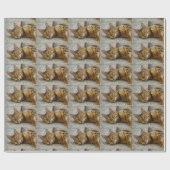Schöne Bengalkatze Geschenkpapier (Flach)