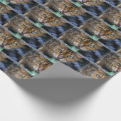 Schöne Bengalkatze Geschenkpapier (Ecke)