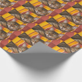 Schöne Bengalkatze Geschenkpapier (Ecke)