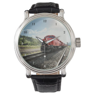 Schöne Beobachtung der Lokomotive/Zugmaschine Armbanduhr