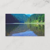Schöne Bergbach Reflektionskarte Visitenkarte (Rückseite)