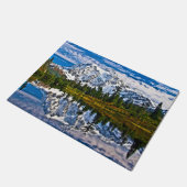 Schöne Berge - Bildersee - Berg Shuksan Fußmatte (Schrägansicht)