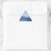 SCHÖNE BERGE DREIECKIGER AUFKLEBER (Tasche)