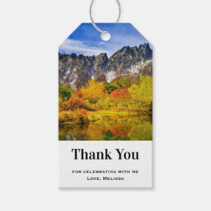 Schöne Berge Fotografie Danke Geschenkanhänger