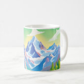 Schöne Berge Kaffeetasse (VorderseiteRechts)