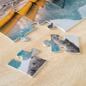 Schöne Berge Kanuee Landschaft Puzzle (Seite)