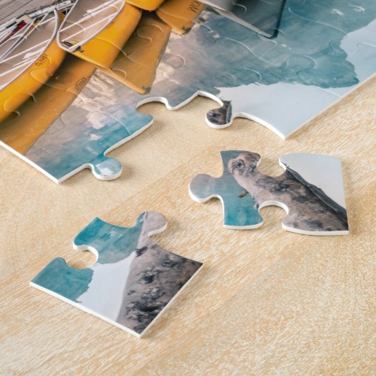 Schöne Berge Kanuee Landschaft Puzzle (Seite)