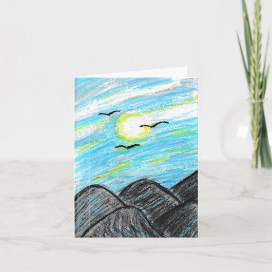 Schöne Berge Karte (Vorderseite)