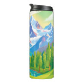 Schöne Berge Thermosbecher (Nach rechts gedreht)