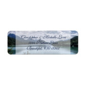 Schöne Berge und Seeadresse (Vorne)