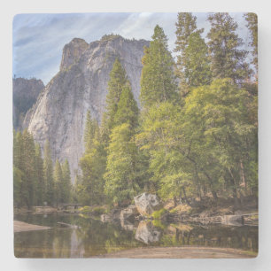 Schöne Berge von Yosemite Steinuntersetzer