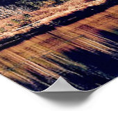 Schöne Bergkulisse mit Lake Poster (Ecke)