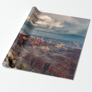 SCHÖNE BERGLANDSCHAFT GESCHENKPAPIER