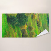 Schöne Berglandschaft im Abend Sonnenlicht.  Badehandtuch (Badehandtuch)