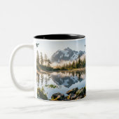 Schöne Berglandschaft Kaffeetasse (Links)