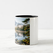 Schöne Berglandschaft Kaffeetasse (Mittel)