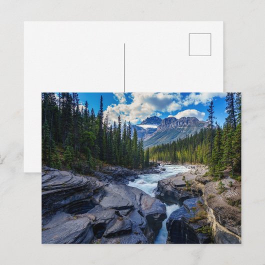 Schöne Berglandschaft Landschaft Postkarte (Vorne/Hinten)