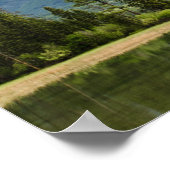 Schöne Bergsee Landschaft Poster (Ecke)