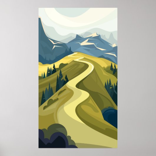 Schöne Bergstrasse Poster (Vorne)