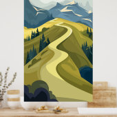 Schöne Bergstrasse Poster (Küche)