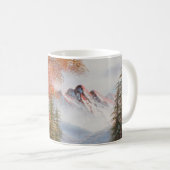 Schöne Bergszene Kaffeetasse (VorderseiteRechts)