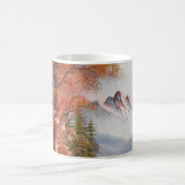 Schöne Bergszene Kaffeetasse (Mittel)