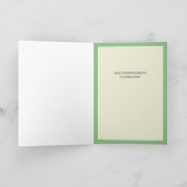 Schöne Bergwelt Danke Karte (Innenseite)