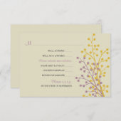 Schöne Berries RSVP Cards (Vorne/Hinten)