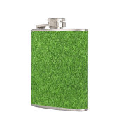 Schöne Beschaffenheit des grünen Grases vom Flachmann (Links)