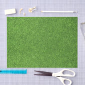 Schöne Beschaffenheit des grünen Grases vom Seidenpapier (Handwerk)