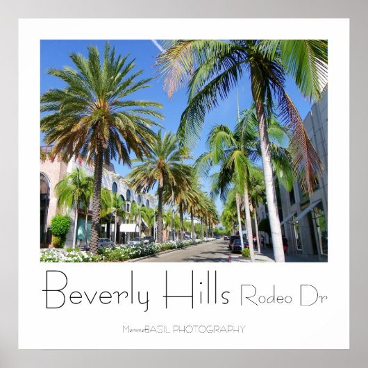 Schöne Beverly Hills/Rodeo Dr Poster! Poster (Vorne)