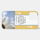 Schöne Bibel Verse Daisy Foto Vorlage Custom Case-Mate iPhone Hülle (Rückseite (Horizontal))