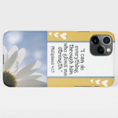 Schöne Bibel Verse Daisy Foto Vorlage Custom iPhone Hülle (Rückseite (Horizontal))