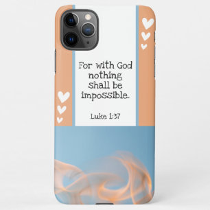 Schöne Bibel Verse Flammen Foto Vorlage Custom iPhone 11Pro Max Hülle