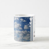 Schöne Bibel Verse Wolken Foto Vorlage Custom Kaffeetasse (Mittel)