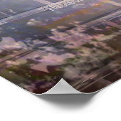 Schöne Bibelbücher in einem Ziegelstein-Poster Poster (Ecke)