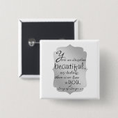 Schöne Bibelverse Button (Vorne & Hinten)