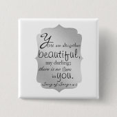 Schöne Bibelverse Button (Vorderseite)