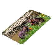 Schöne Biberschrift 2Thessaloniki 3:10 Magnet (Linke Seite)