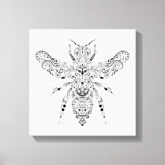 schöne Biene Leinwanddruck (Vorderseite)